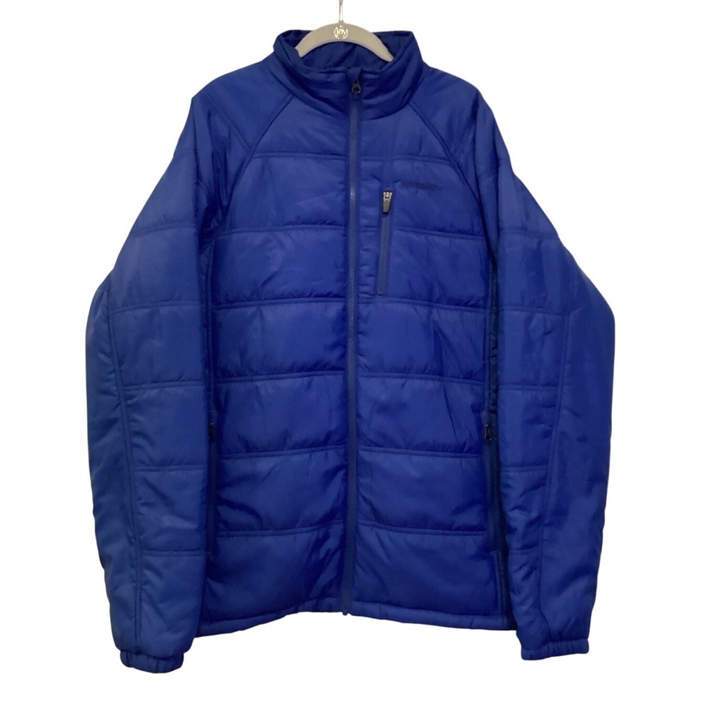 Red Head Brand Mens Puffer Jacket Blue Full Zip‎ Midweight - Size Large